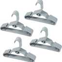 40pcs Grey Baby Nursery Closet Hangers,Non-Slip Laundry Infant Pant Hanger for Newborn Clothes,Stackable Hangers,Save Space Ultra-Thin Child Coat Hanger for Girl Boy Toddler Kids