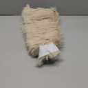 AISENO 48 Inch Christmas Tree Skirt - Beige Faux Fur Plush Holiday Decor for Xmas Tree, Festive Party, Home Decorations