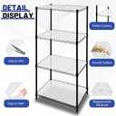 Sliner 8 Pack 24 x 48 Inch Wire Shelf Liner Clear Plastic Waterproof Liners for Organizing Metal Rack Shelves, Kitchen Cabinets, Cupboard, Pantry