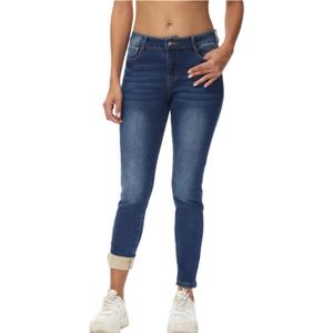 GUNLIRE Women's Fleeced Lined Jeans Winter Skinny Fit High Waisted Thicken Stretch Thermal Warm Pants
