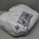 OurWarm White Plush Cat Tunnel Bed Under Christmas Tree, 95cm Large Cat Tunnel Tree Skirt Xmas Decor with 11 Cat Toys, Cozy Holiday Play & Hideaway for Cats, Soft Indoor Cat Activity Center