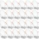 CODAFUL 24 Pack 6 Inch Ultra-Thin LED Recessed Ceiling Light with Junction Box, 6000K Can Lights, 12W 110W Eqv, recessed Lighting 6 inch led Lights, 1050LM High Brightness LED Lights (6 Inch-24Pack)