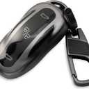 Tesla Key Fob Cover with Keychain Compatible with Tesla Model 3/Y/S Accessories