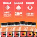 Protein2o 15g Whey Protein Infused Water, Peach Mango, 16.9 Oz Bottle (Pack of 12)