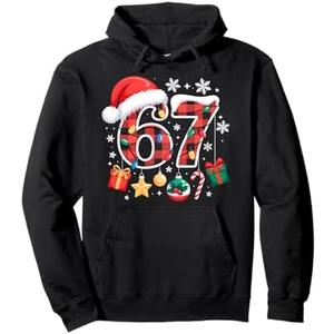 67 Christmas Red Plaid 6 7 Six Seven Boys Christmas Pajamas Pullover Hoodie Size S