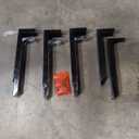 4 Pcs Fence Post Repair Kit, Heavy Duty Fence Post Anchor Ground Stakes for Repair Tilted, Broken Wood Support
