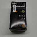 TitanFlex Thor Grip Heavy Duty Black Industrial Nitrile Gloves with Raised Diamond Texture, 8-mil, Latex Free (Large (Pack of 100))