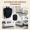 2 x Pet Hair Remover, Electrostatic Pet Hair Removal Gloves, Reusable Cat & Dog Hair Removal Tool, 2025 Upgraded Pet Grooming Gloves for Couch, Furniture, Carpet (2 Pack)