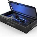 awesafe Gun Safe, Updated Biometric Gun Safes for Pistols, Quick Access Pistol Safe Fingerprint Handgun Safe with Keys and Keypad, Gun Lock Box for Home