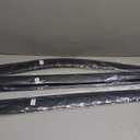 Canvcle Grand Highlander Rain Guards-Window Visors for Toyota Grand Highlander 2024 2025 2026, Outside-Mount Tape-On Side Window Wind Deflectors for Car Accessories Vent Visors Rainproof Black