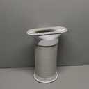 Bavokon Air Conditioner Hose - Portable Exhaust Vent Hose with Coupler - Portable Air Conditioner Window Vent Kit with 5.9” Exhaust Hose - Replacement AC Vent Hose for Portable AC Accessories