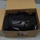 Skating Protective Gear Knee and Elbow Pads Wrist Guards for Roller Skating Skateboarding, Skate Pads Adult Knee Pads (Adult (14+ years), Black)