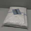 Towels N More 24 Pack 16x19 Bar Mop Towels High Absorbent Cotton Reusable Kitchen Towels - Quick Drying Towels for Chef, Cook, Home, Restaurant, Bar Glass Cleaning Towels (24, Blue Stripe)