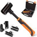 Door Hinge Gap Adjusting Tool Kit,2025 New Upgrade Hinges Gap Adjusting Wrench,4 Size Heavy Duty Steel Door Hinge Repair Tool with Rubber Grip for Alignment Of Doors and Cabinets Etc.