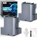 Waste Ink Pad Replacement with Reset Software for Ecotank ET-2850 ET-2760 ET-2750 ET-2700 ET2850 ET2760 ET2750 ET2700 2850 2760 2750 Printer, Maintenance Box with Reset Software (2 Packs)