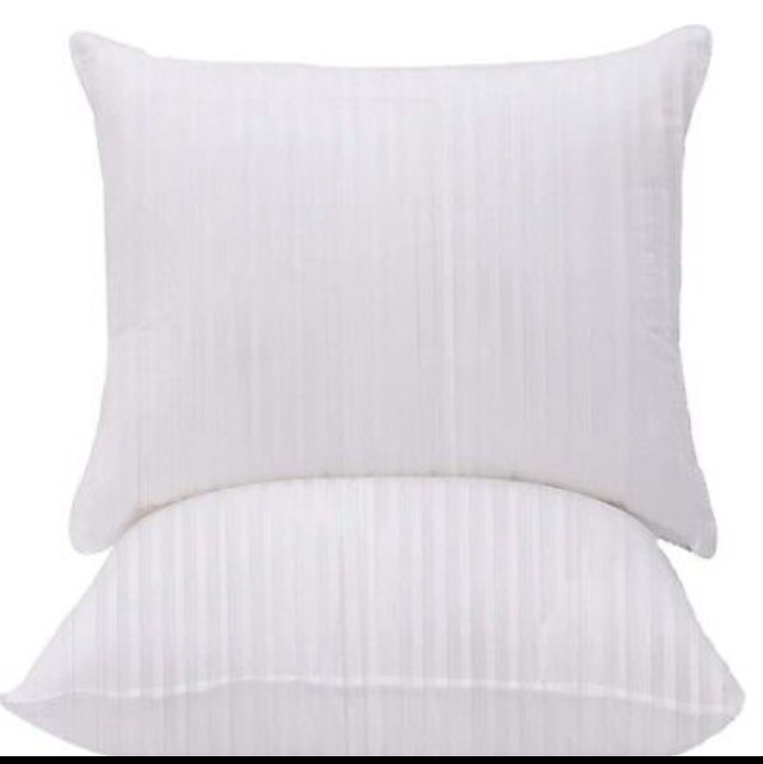 Hotel Quality Bed Pillows for Sleeping 2 Pack Standard Size Set of 2 100% Cotton