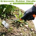 Garden Weed Tool, 2026 Portable Weeding Tool,Stainless Steel Hand Weeder Tool, Adopt Anti slip Rubber handle, conforms to ergonomic curves, Suitable For Vegetable Cultivation And Horticulture on Farms