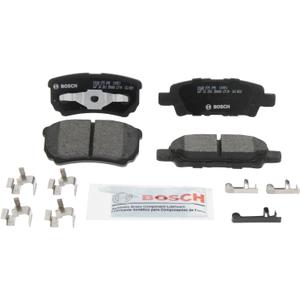 BOSCH BC1037 QuietCast Premium Ceramic Disc Brake Pad Set - Compatible with Select Chrysler 200, Cirrus, Sebring; Dodge Avenger, Caliber; Jeep Compass, Patriot; Mitsubishi Lancer, Outlander; REAR