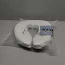 DMI Raised Toilet Seat Toilet, Toilet Seat Riser, Seat Cushion and Toilet Seat Cover to Add Extra Padding to the Toilet Seat while Relieving Pressure, 2 Inch Pad, White