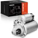 A-Premium Starter Motor Compatible with Chrysler Pacifica 2017 2018 2019 2020 V6 3.6L, 12V 1.3KW 10 Teeth Clockwise, Replace# 56029818AA, 438000-3540