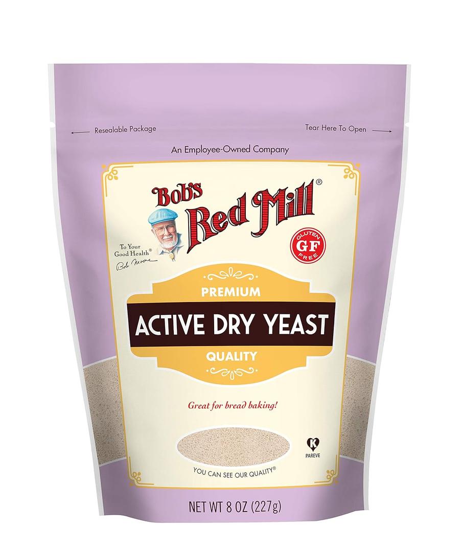 Bob's Red Mill Gluten Free Active Dry Yeast, 08 Oz (8 Ounce (Pack of 1)), Best By: 06/09/2024