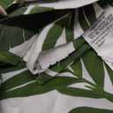 LVTXIII Outdoor Tablecloth with Umbrella Hole and Zipper, 60 Inch Water-Repellent Patio Table Cloth, Round Table Covers for Backyard Garden, Palm Green