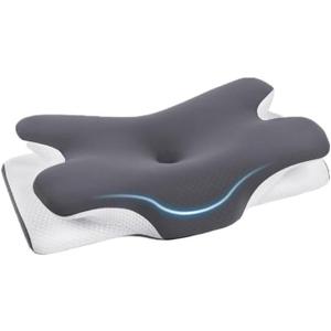 Ergo Cervical Neck Pillow for Sleeping Pillow Contour Memory Foam Pillows for Back, Side Sleeper Pillows 25 x 15 x 5.69 inches