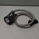 Giyo High Pressure Shock Pump, (300 PSI Max) for Fork & Rear Suspension, Lever Lock on Nozzle No Air Loss (Black)