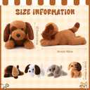Skylety 5 Pcs Dog Stuffed Animal Puppy Stuffed with Babies Inside 1 Big Mommy with 4 Mini Baby Cute Soft Toy for Children Birthday Party Adopt a Puppy Favor(Piebald Dog)