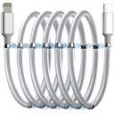 AICase Magnetic Type C to Lightning iPhone Cable Type C Super Organized Charging Magnetic Absorption Nano Data Cable Compatible iPhone 14/13/12/11/Mini/Pro/Max/X/XR/8/SE,iPad Air/Pro/Mini_1