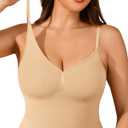 Shapewear Tummy Control BodySuit Seamless Body Shaper Butt Lift Full Body Suit (XL)