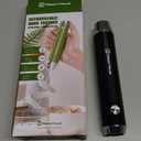 Maestri House Rechargeable Milk Frother, LunaFro NS Handheld Electric Foam Maker Waterproof Detachable Stainless Steel Whisk Drink Mixer Foamer for Lattes, Cappuccino, No Stand