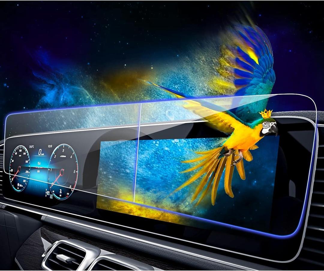2024 2025 2026 GLE Screen Protector for 2020 2021 2022 2023 2024 Mercedes Benz GLE 450 580 Display Navigation system Touchscreen Display Tempered Glass Protection Film for 2025 GLE 350