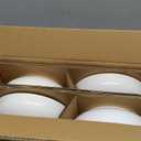 LE TAUCI Pasta Bowls 45 oz, Salad Bowls Set for Serving Soup, Pasta, Noodle, Dinner, Large Kitchen Bowl Plates, Microwave Safe - 8.5 Inch, Set of 4, White