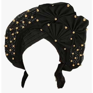 Women Party Headwear Female Head Wraps Made Headtie African Women's Turban Cap