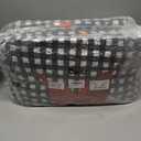 Chunful 4 Pcs Thanksgiving Large Fall Rocking Chair Cushions, Maple Leaf Fall Chair Cushions Outdoor, Thanksgiving Buffalo Plaid Seat Cushion Waterproof for Patio Rocker Indoor Furniture(47" x 19")