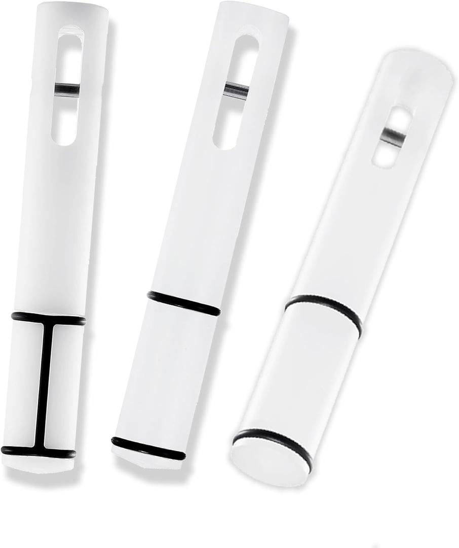 16cm Ice Cream Machine Slide Valve Rods 3-Piece Set Durable Piston Bars Compatible with VEVOR Commercial & Home Soft Serve Makers, Easy Replacement Parts