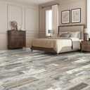 Art3d Peel and Stick Floor Tile Vinyl Wood Plank 36-Pack 54 Sq.Ft, Aged Wood, Rigid Surface Hard Core Easy DIY Self-Adhesive Flooring