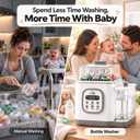 Chefhandy Baby Bottle Washer, All-in-One Washer and Sterilizer and Dryer