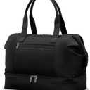 Samsonite Better Than Basics Weekender Duffle  Drop Bottom Travel Bag with 14 Laptop Compartment, SmartSleeve (One Size, Black)