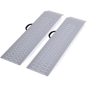 Loading Ramps - Set of Two 35.5-Inch Ramps for ATVs, Motorcycles, Mowers, Carts, and More - 1200lb Combined Capacity Shed Ramp Set by Stalwart