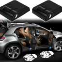 2pcs 3D Magnetic Car Door Step LED Welcome Logo Shadow Ghost Light Projector Lamp fits All Car Models (Helmet2) by DmStore