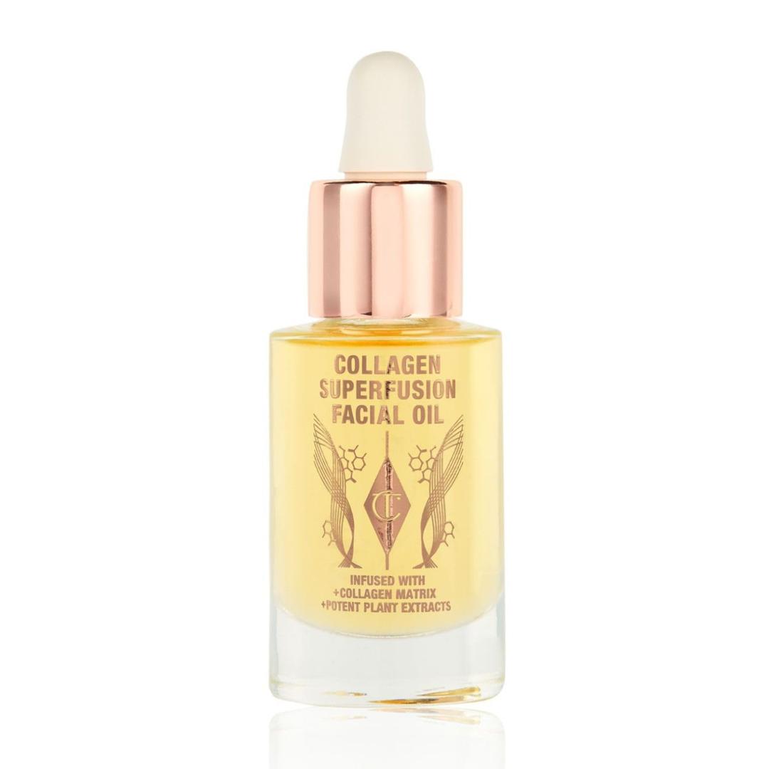 Charlotte Tilbury Collagen Superfusion Face Oil - Skin-Nourishing Collagen Facial Oil for a Glowing, Plump & Healthier-Looking Complexion - Enriched with Essential & Superfood Oils (1.01 Fl Oz (Pack of 1))