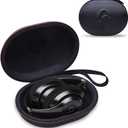 LTGEM Headphones Carrying Case Compatible with Beats Studio Pro, Solo 4, Studio 3, Solo 3, Solo 2 Over-Ear Headphones, Black