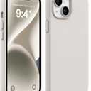 AOTESIER Compatible with iPhone 14 Case, Full Body Food-Grade Silicone Wear-Resistant, Anti-Drop Protection with Soft Anti-Scratch Microfiber Lining Phone Case for iPhone 14, 6.1 inch, Stone