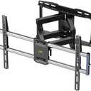 Outdoor TV Wall Mount for 47-90" TVS, Full Motion Weatherproof TV Bracket | Mount with Swivel and Tilt, TV Mount with Articulating Dual Arms, Max VESA 600X400 mm, 132lbs