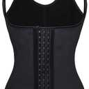 Charmian Women's Latex Underbust Waist Training Steel Boned Shapewear Corset, L