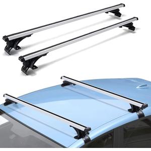Universal Roof Rack Adjustable 48" Cross Bars, Upgraded Aluminum Alloy Car Roof Rack Carrier Holders Brackets, for Ski Luggage Rack Kayak Bike Canoe Snowboard Cargo Basket,165LB/75KG Capacity Universal Roof Rack Adjustable 48" Cross Bars, Upgraded Aluminum Alloy Car Roof Rack Carrier Holders Brackets, for Ski Luggage Rack Kayak Bike Canoe Snowboard Cargo Basket,165LB/75KG Capacity