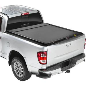 VEVOR Retractable Tonneau Cover, 5.5 ft Hard Retractable Tonneau Cover with Built-in Drainage Pipe for 2021-2024 Ford F-150 Crew Cab, Customized Design with Double-Lock & T-Slot