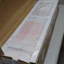 SONGMICS Over The Toilet Storage, 3-Tier Over Toilet Bathroom Organizer with Adjustable Shelf, 10.2 x 24.8 x 66.9 Inches, Space-Saving, Cloud White and Natural Beige UBTS001W02